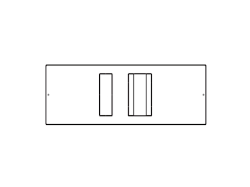 Konstruktivni element za učinske prekidace x250 sa FID blokom, horizontalna montaža,ZKII, 200x600 mm