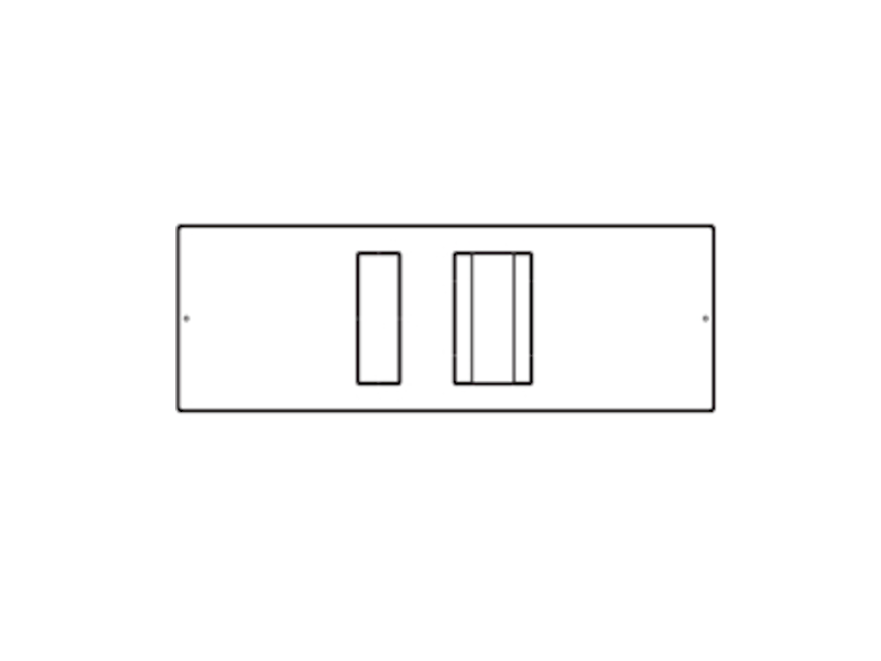 Konstruktivni element za učinske prekidace x250 sa FID blokom, horizontalna montaža,ZKII, 200x600 mm