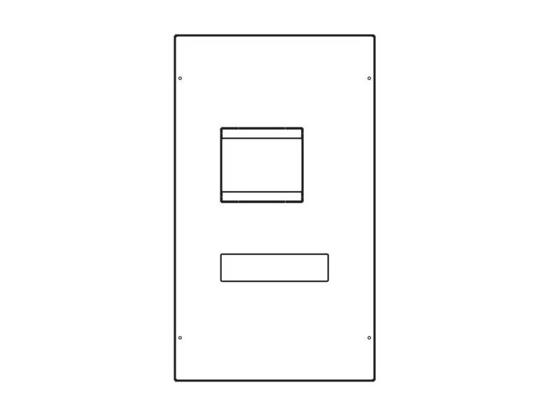 Konstruktivni element za učinske prekidace x630 sa FID blokom, vertikalna montaža, ZK II 600x350 mm