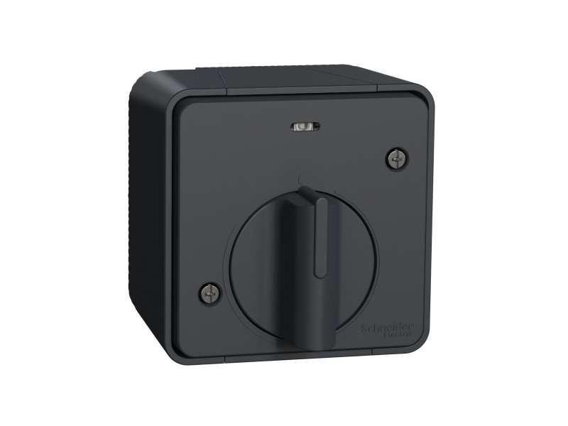 Mureva Styl - mehanički vremenski prekidač - nadgradni - sivi