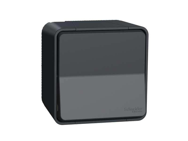 Mureva Styl - naizmenični prekidač - nadgradni - sivi