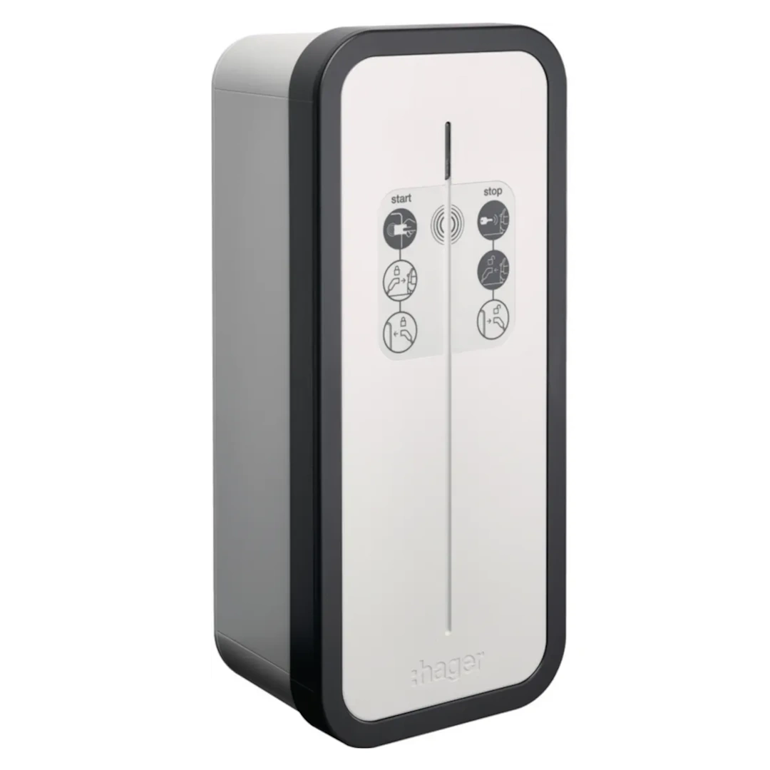 Punjač za električna vozila witty share, 1x11/22kW 1-3P, utikač T2, zaštita IP55, pokretanje RFID, automatsko ili CPO